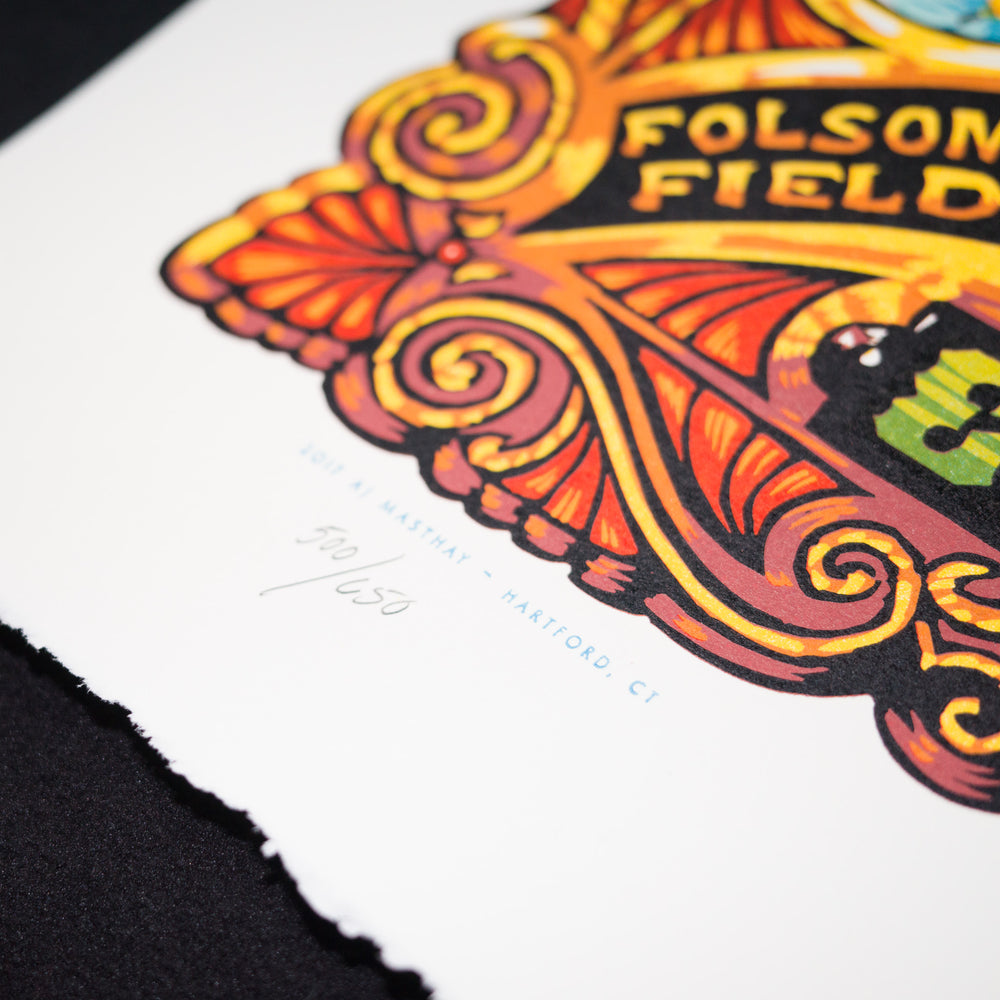 numbering of limited edition for AJ Masthay Dead and Company 2017 Boulder