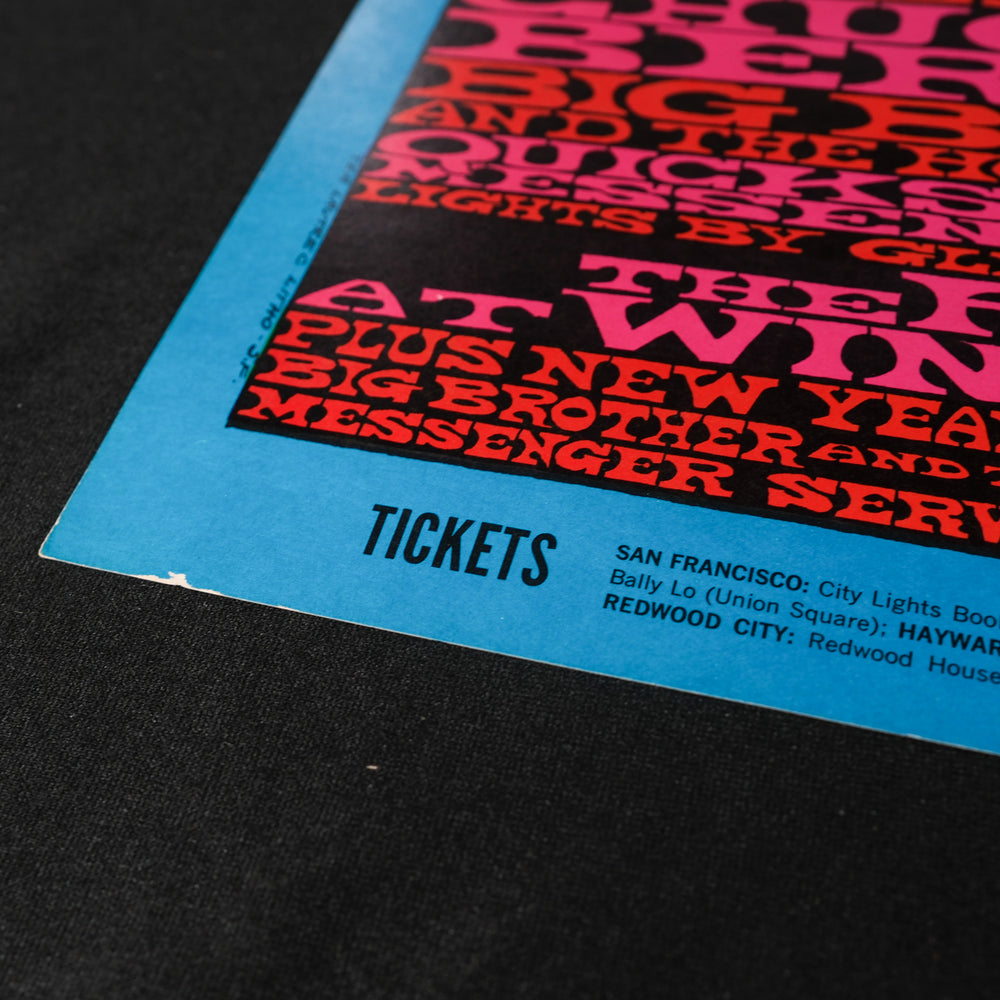 close up of concert poster 2