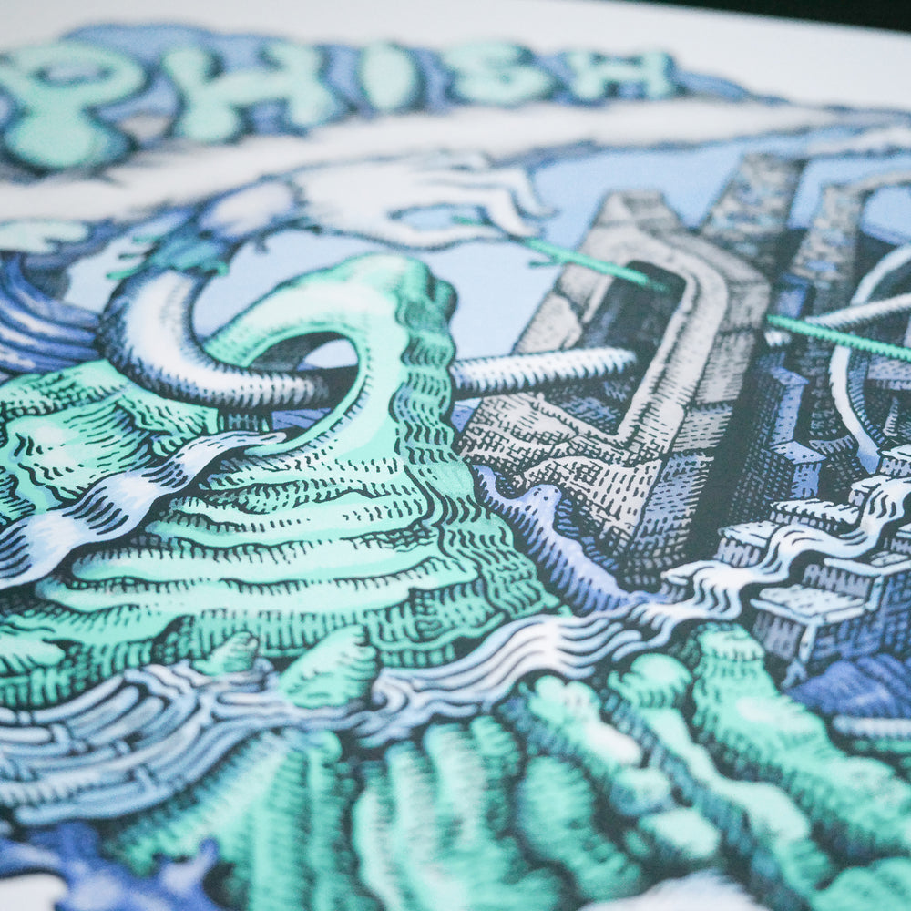 close up of david welker poster