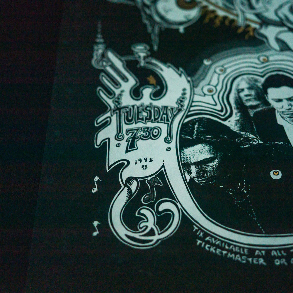 close up of emek black crowes poster