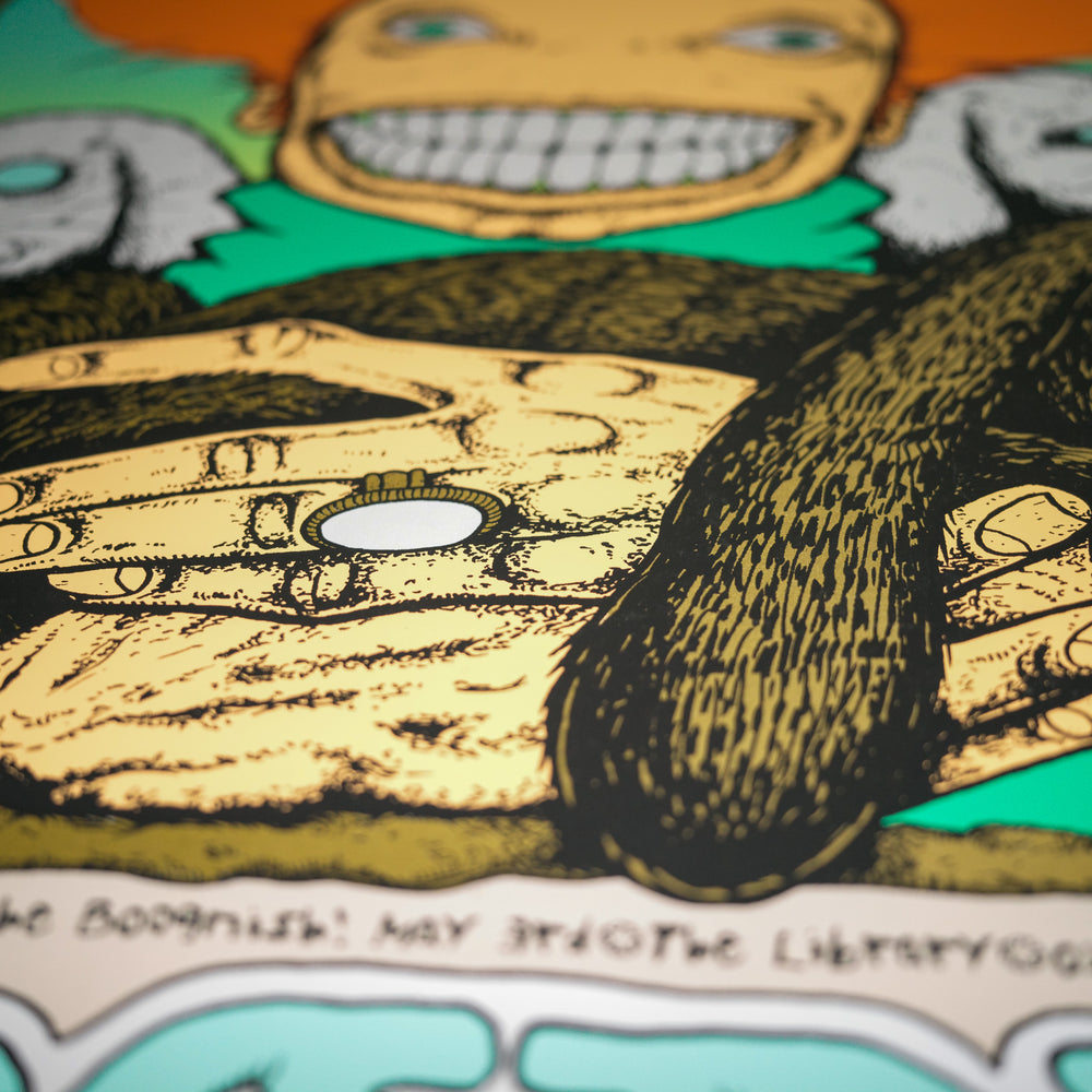 close up of jermaine rogers ween poster