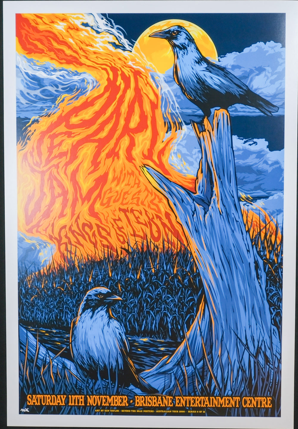 ken taylor pearl jam concert poster