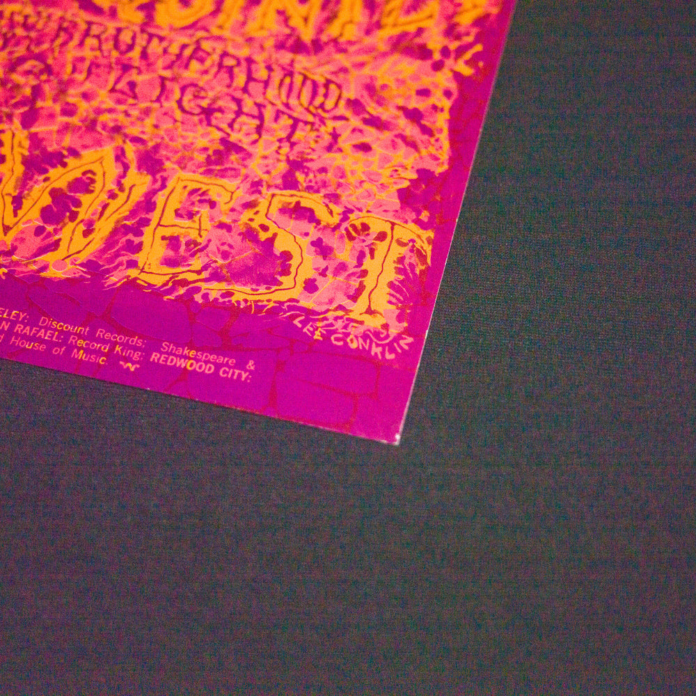close up of lee conklin grateful dead concert poster