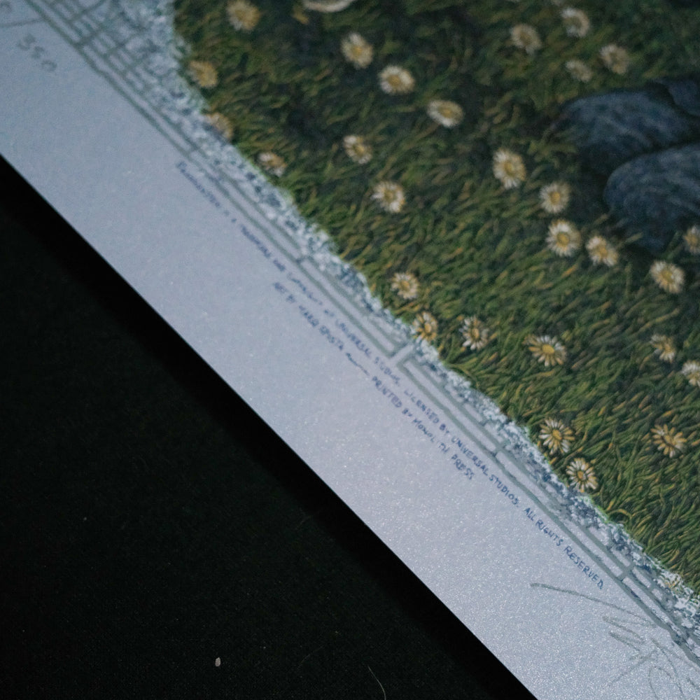 close up of Marq Spusta Frankenstein Universal Monsters Elite poster