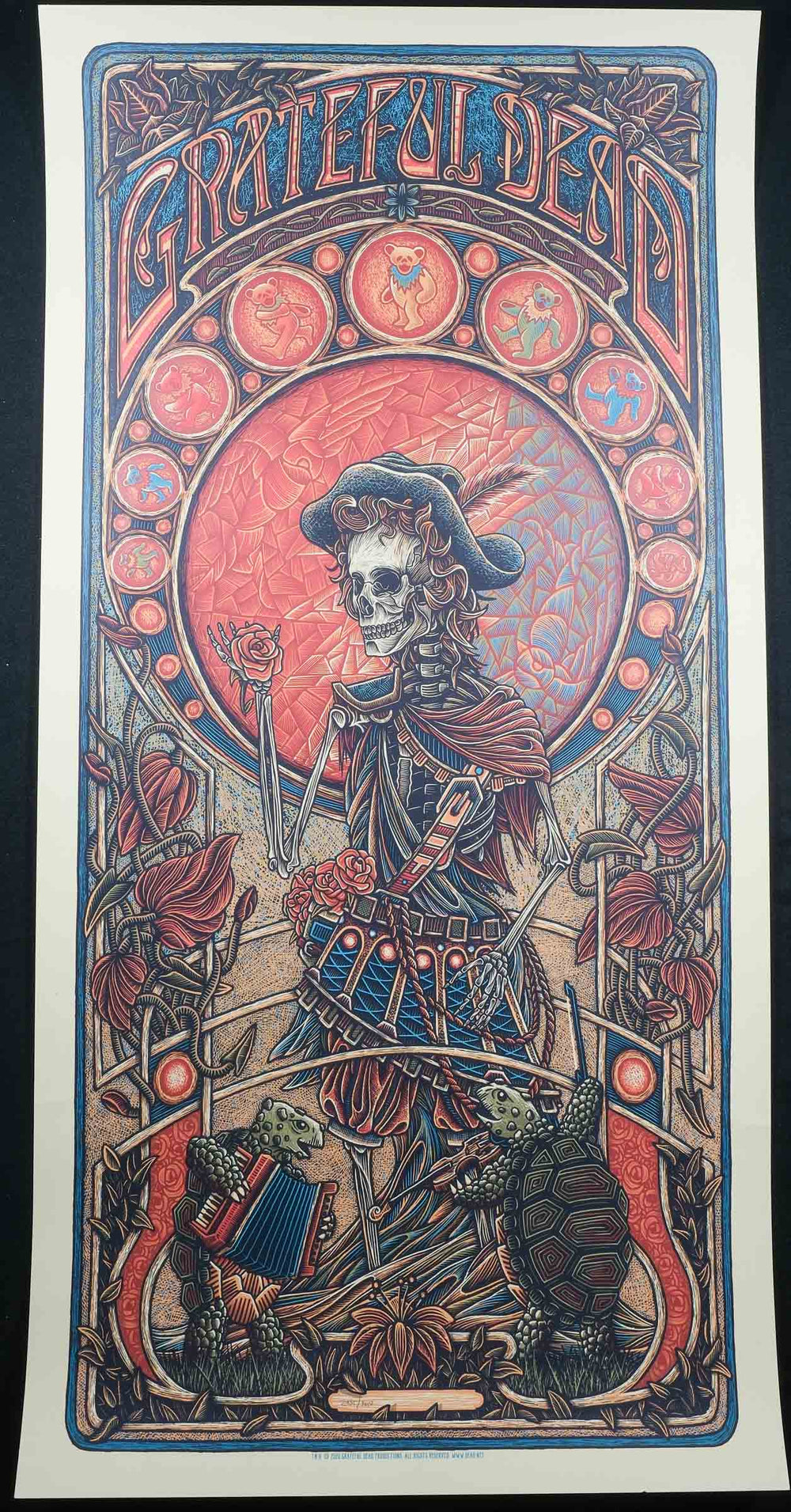 rare dead concert poster