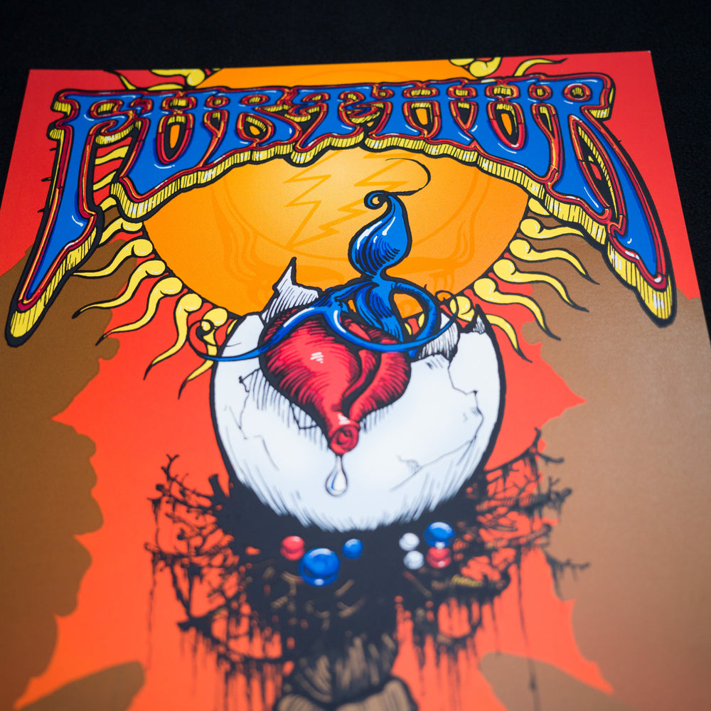 close up of RichardBiffleGratefulDeadFurthurDenver2011Poster
