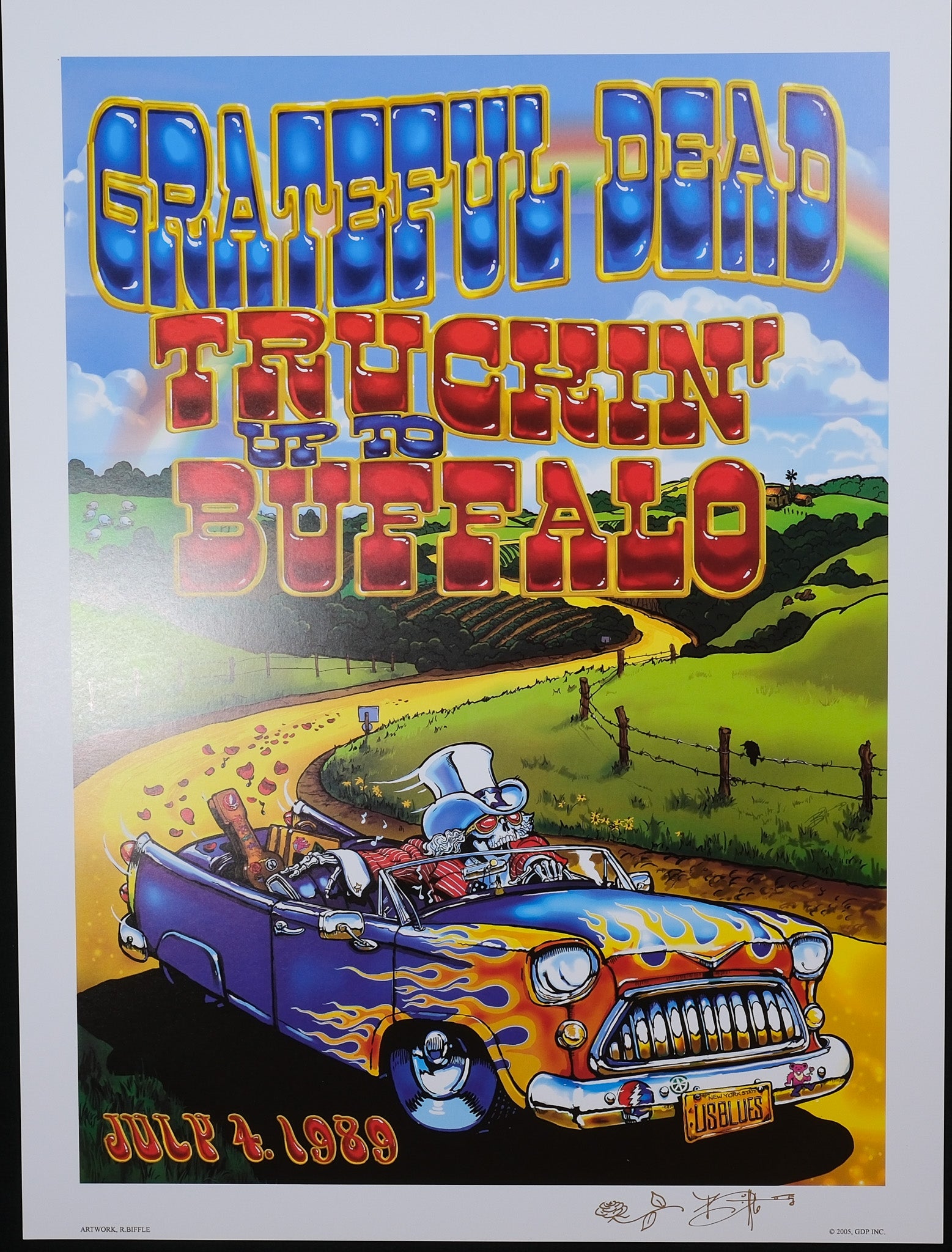Richard Biffle Grateful Dead 'Trucking' up to Buffalo