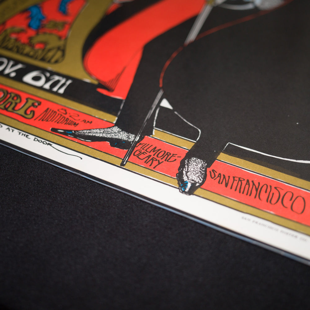 close up of StanleyMouseandAltonKellyJeffersonAirplane1966FilmorePoster