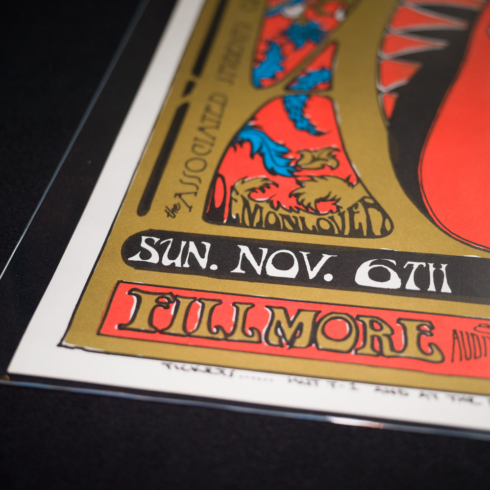 close up of StanleyMouseandAltonKellyJeffersonAirplane1966FilmorePoster with concert date