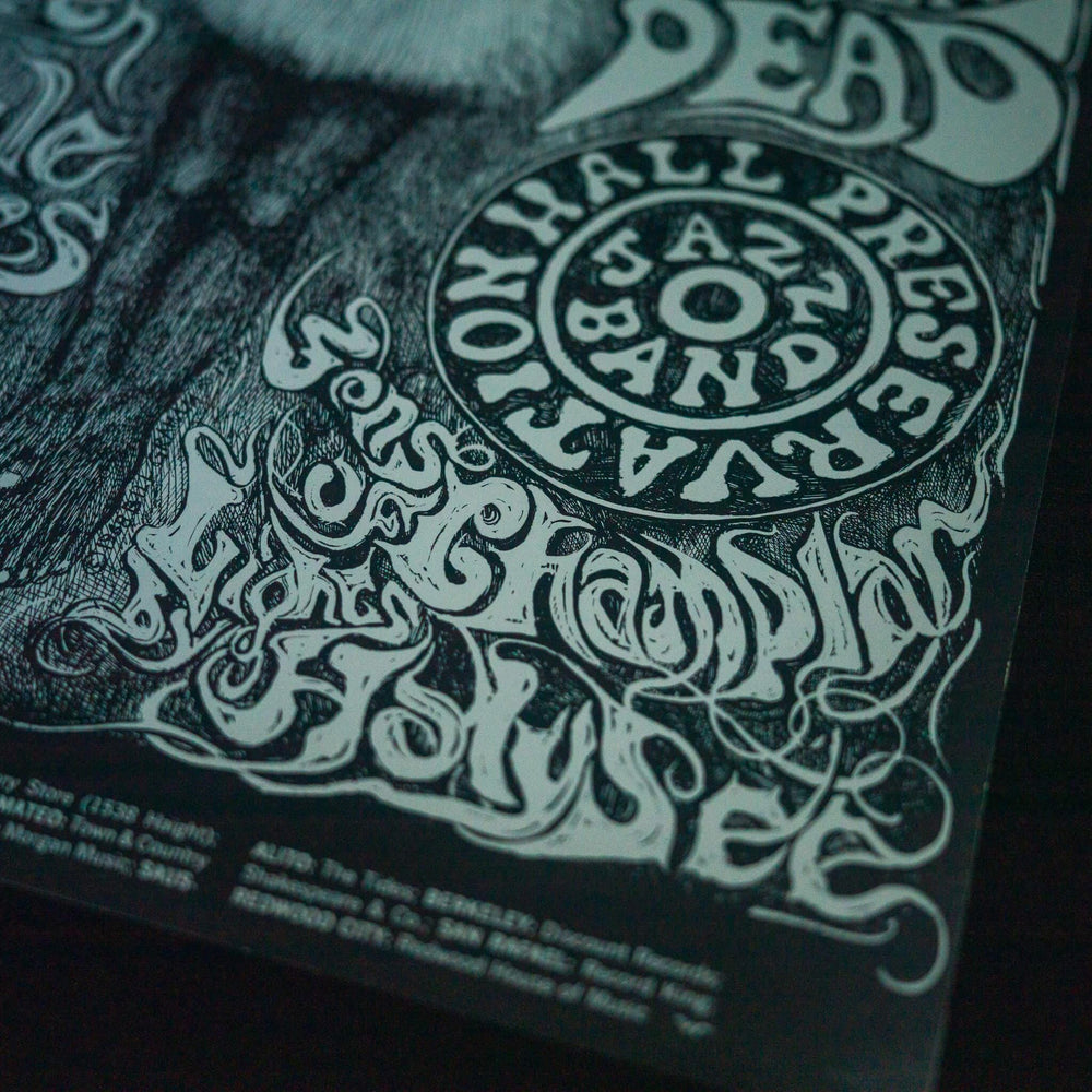 Lee Conklin Grateful Dead Santana Lion's Head 1968 San Francisco BG-134 RP-2 Concert Poster