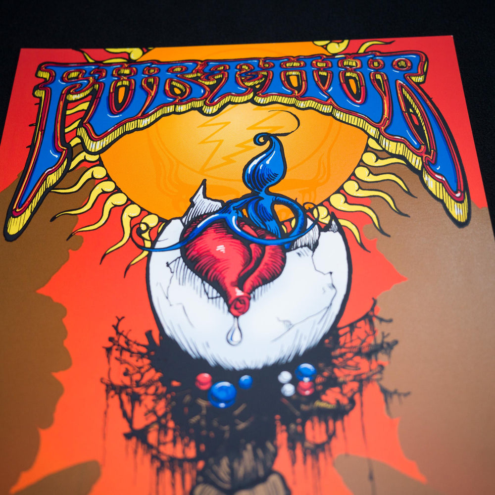 Richard Biffle Furthur 2011 Red Rocks Amphitheater Concert Poster