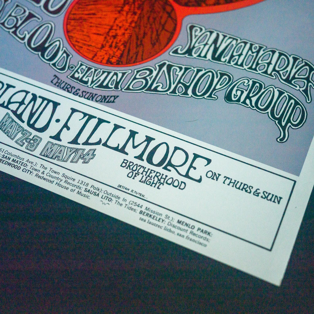 Randy Tuten Jefferson Airplane and Grateful Dead 1969 San Francisco BG-171 Concert Poster