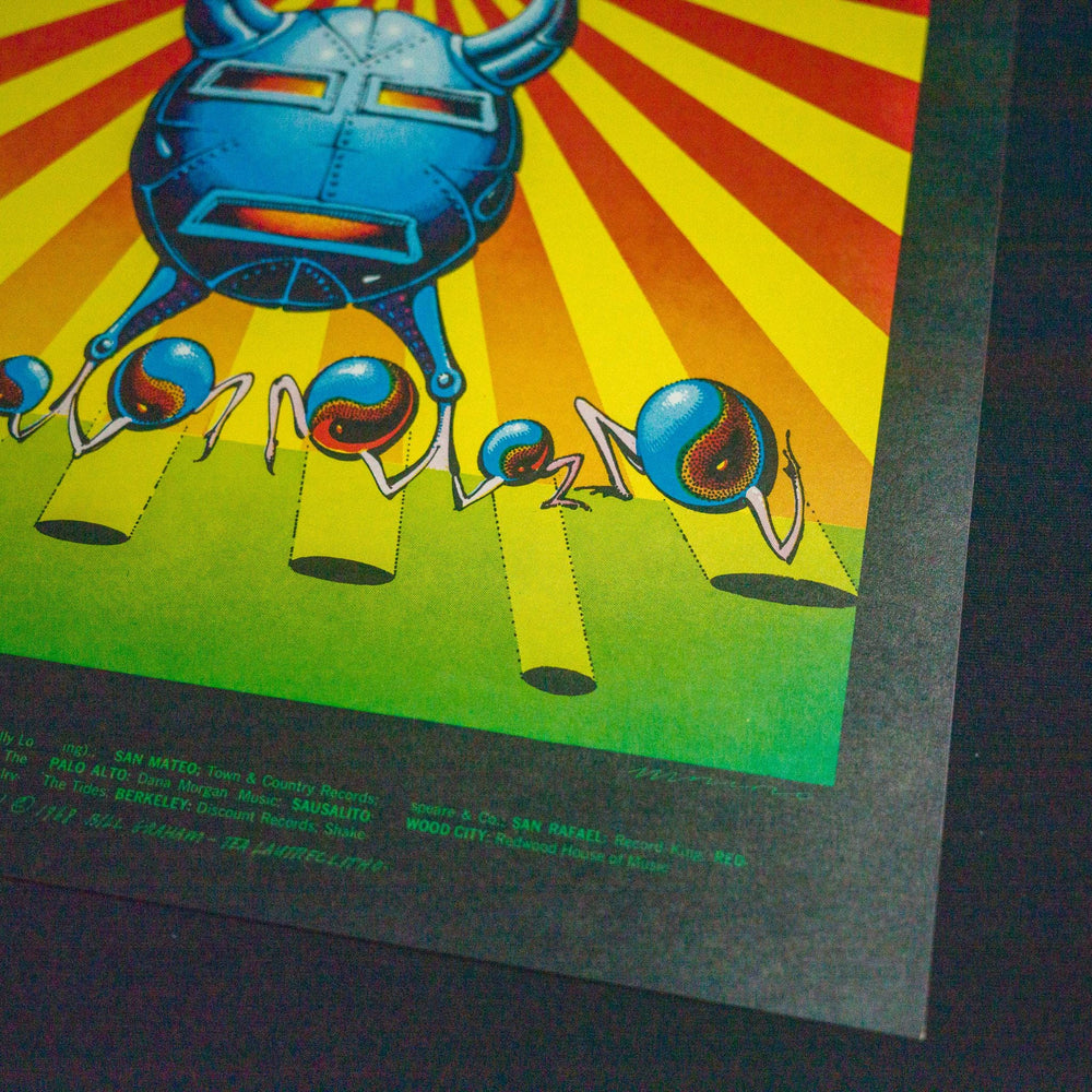 Rick Griffin Iron Butterfly 1968 San Francisco BG-141 Original 1st Printing Concert Poster