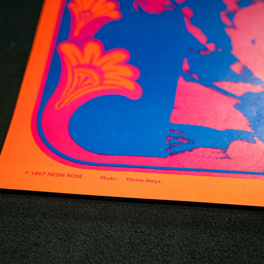 Victor Moscoso Wildflower 1967 Fillmore NR-9 Concert Poster