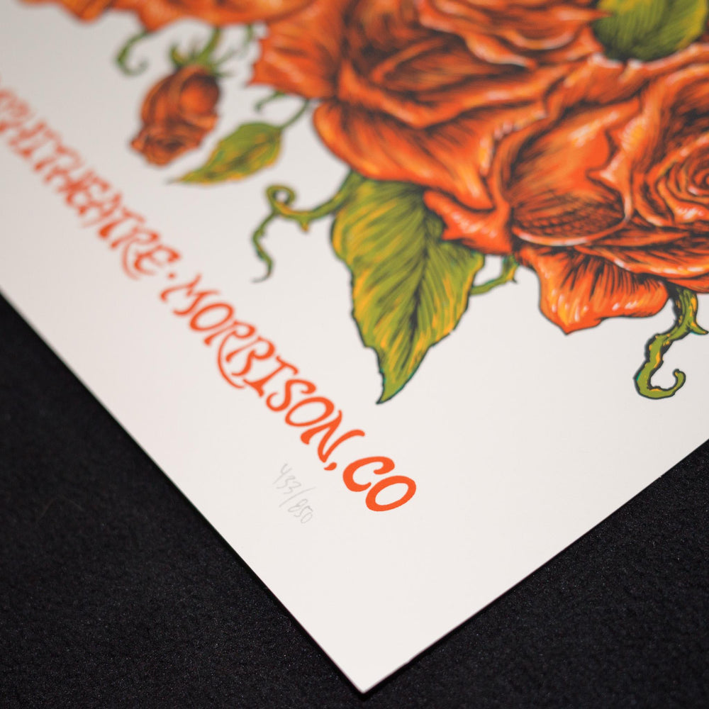 Nathaniel Deas Dead and Company 2021 Red Rocks Concert Poster