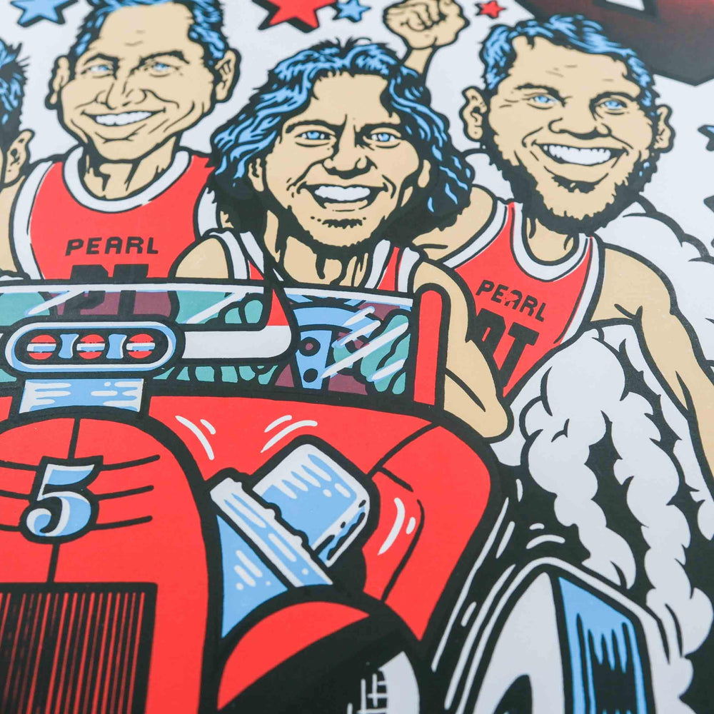 Ames Bros Pearl Jam 2023 Chicago Concert Poster
