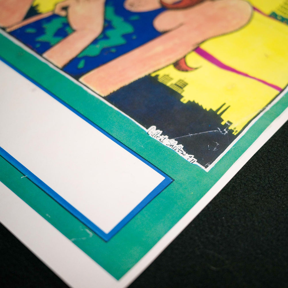 Gilbert Shelton "Freewheelin' Franks Says "Dope Will Get You Through" Poster