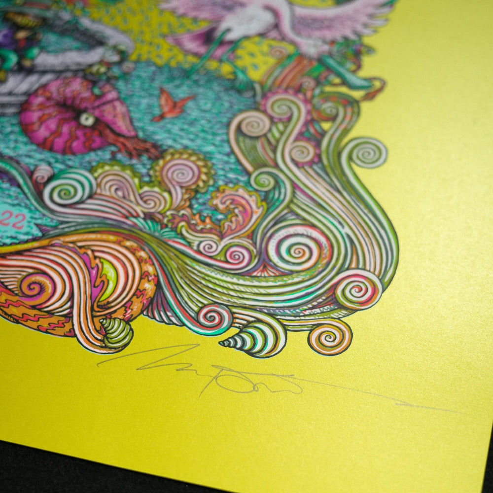 Marq Spusta Umphrey's McGee 2022 Miami Beach Concert Poster