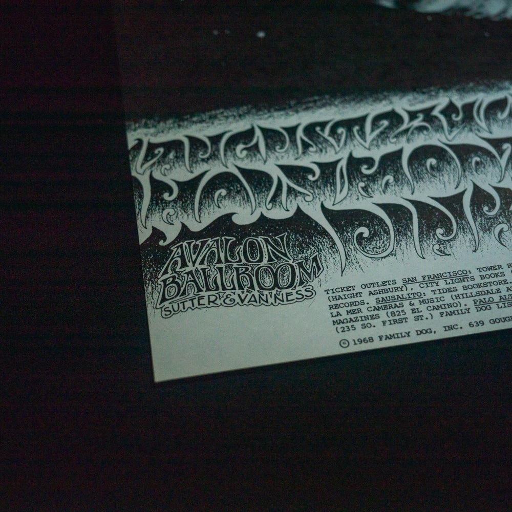 Jerry Wainwright and Bob Schnepf Pink Floyd 1968 Original 1st Printing Concert Poster