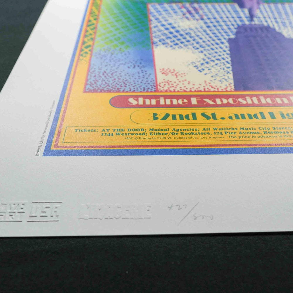 John Van Hamersveld Electric Wonders Los Angeles Concert Poster