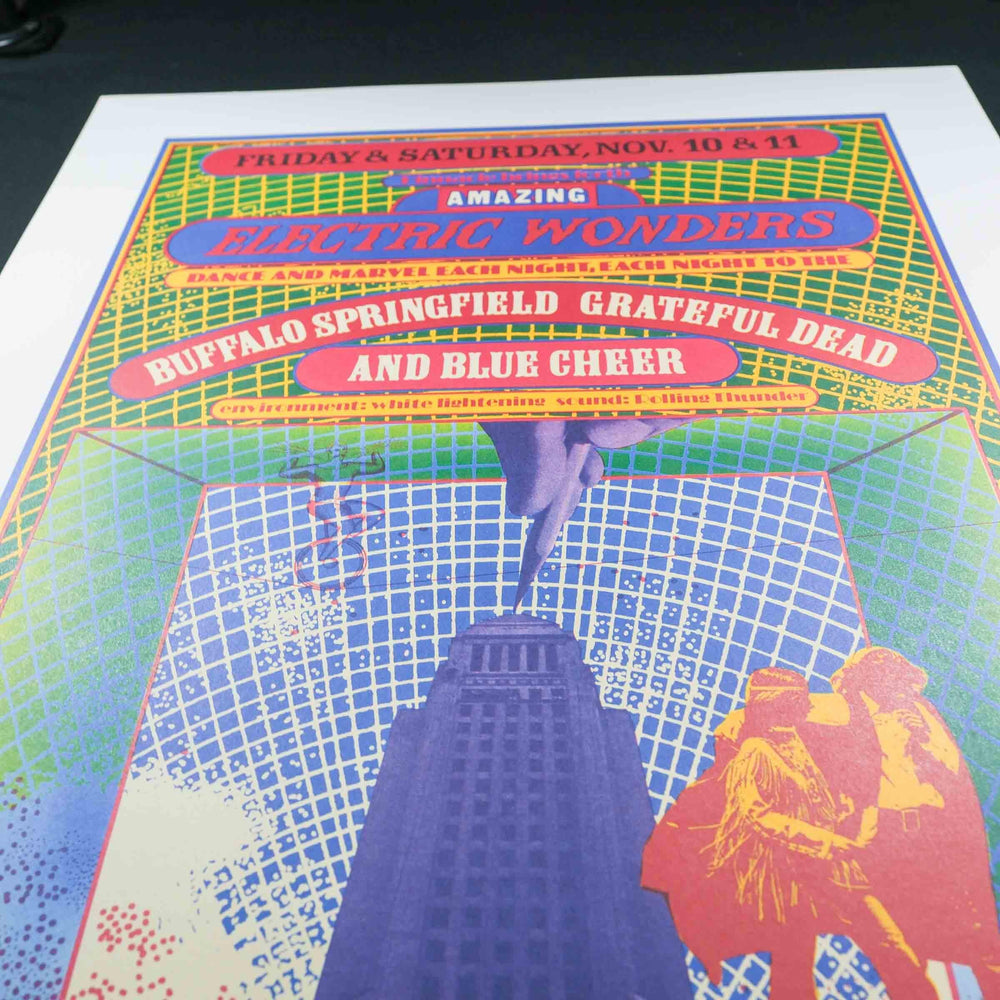 John Van Hamersveld Electric Wonders Los Angeles Concert Poster