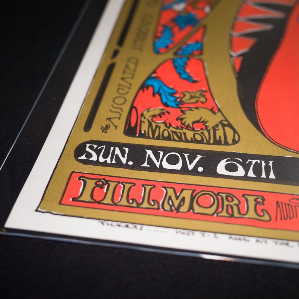 Stanley Mouse and Alton Kelley Jefferson Airplane 1966 AOR 2.81 Fillmore Concert Poster