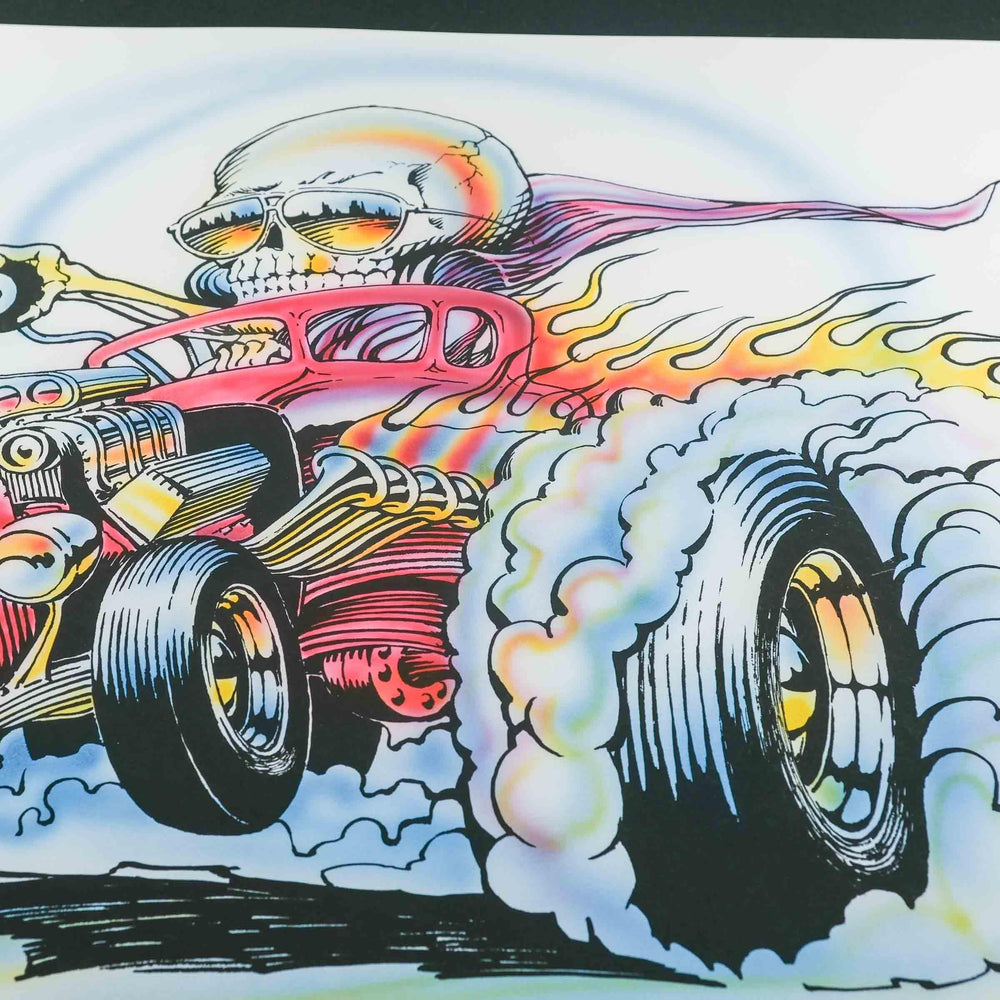 Stanley Mouse Suite of Four Hand Airbrushed Silkscreen Hot Rod