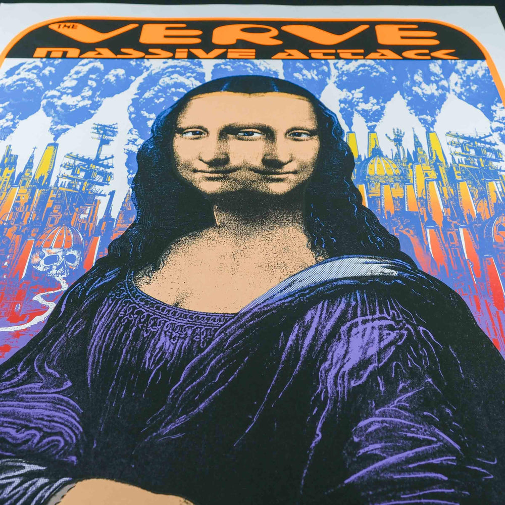 Emek The Verve 1998 Detroit Concert Poster