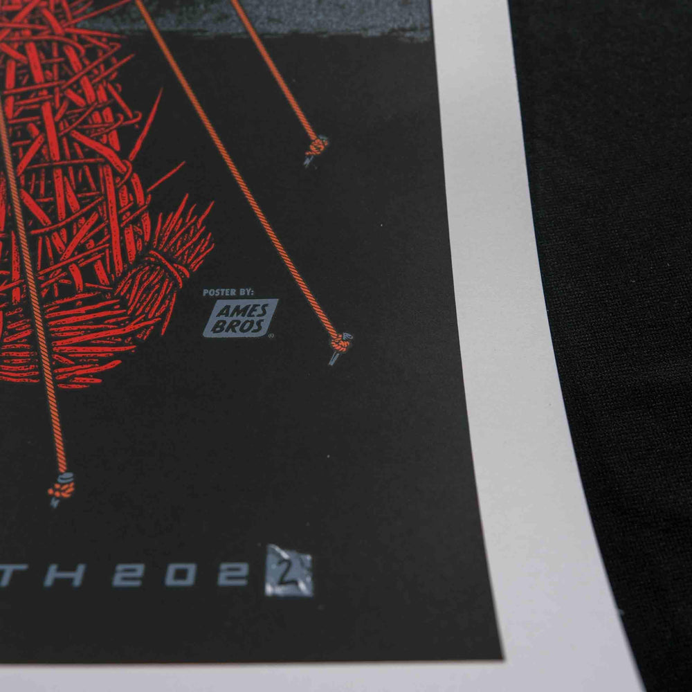Ames Bros Pearl Jam 2022 London Concert Poster