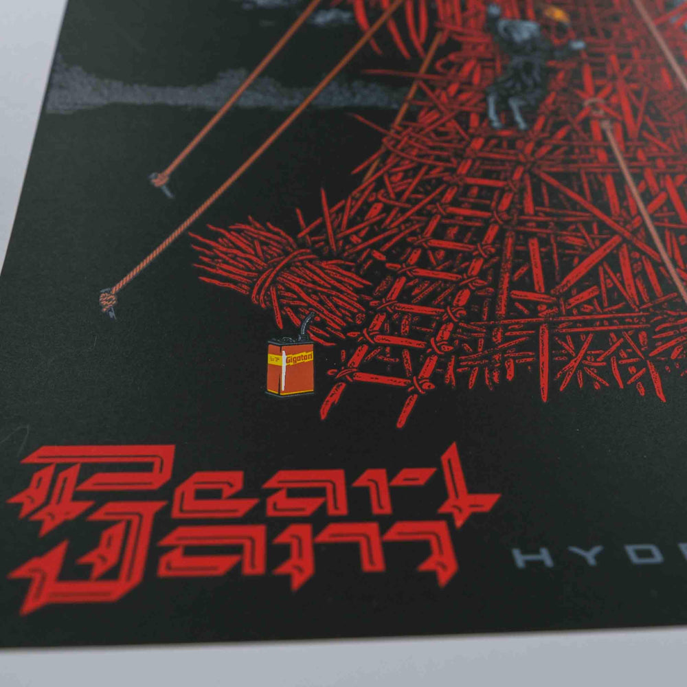 Ames Bros Pearl Jam 2022 London Concert Poster