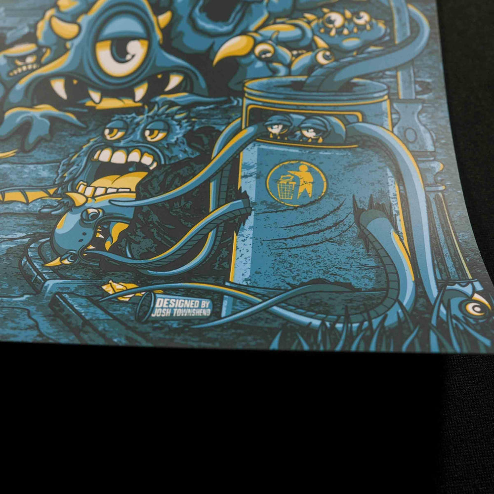 Josh Townshend Pearl Jam 2022 London Concert Poster