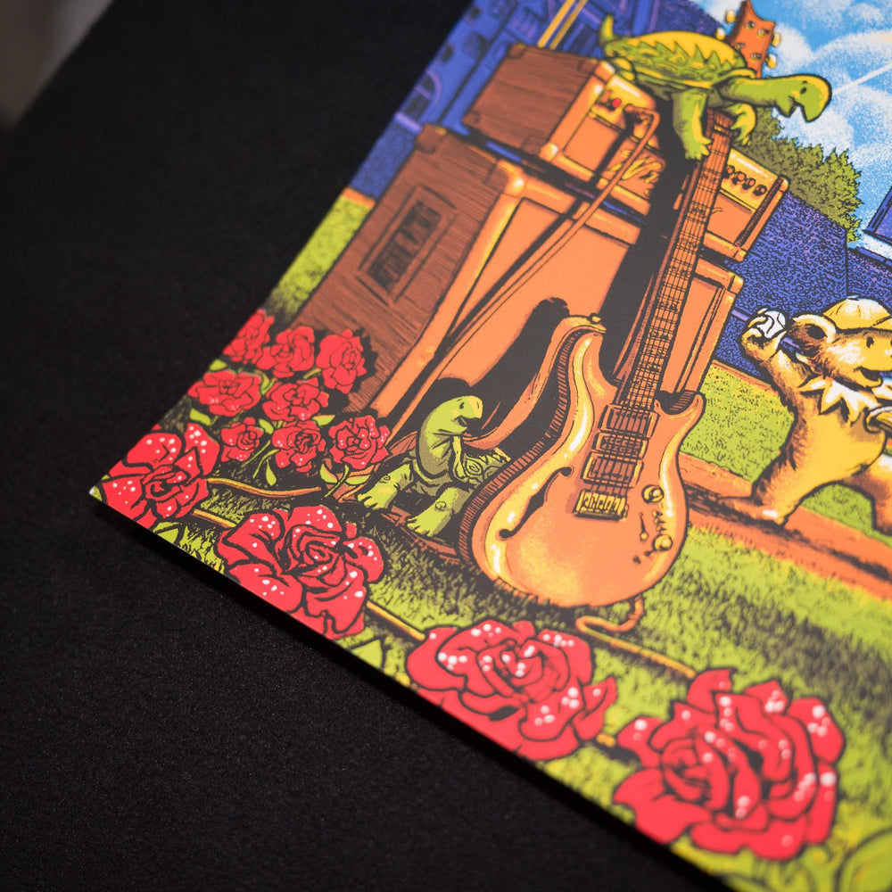 James Flames Dead and Company 2021 Chicago Signed Artist Proof Concert Poster