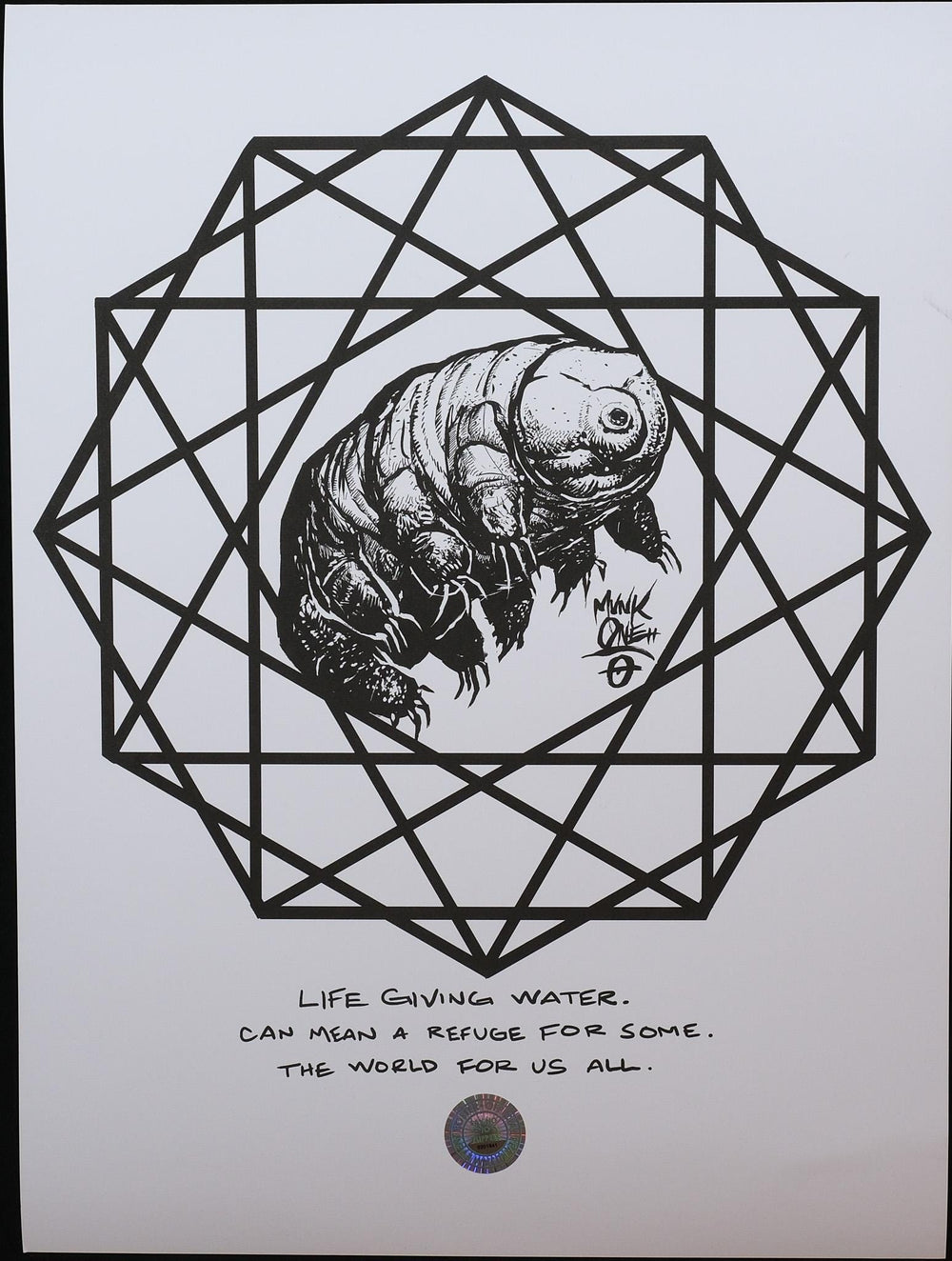 Munk One Eddie Vedder 2014 Melbourne Concert Poster