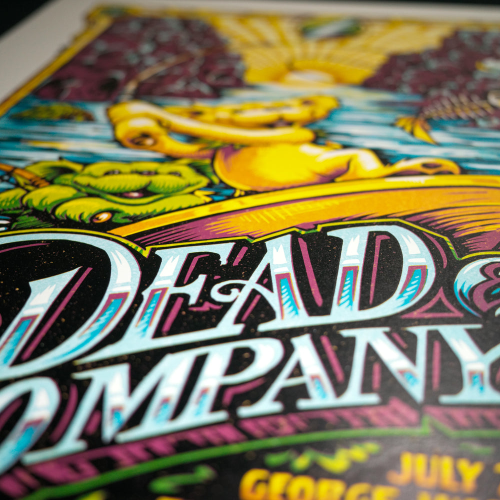 close up of AJ Masthay Dead and Company