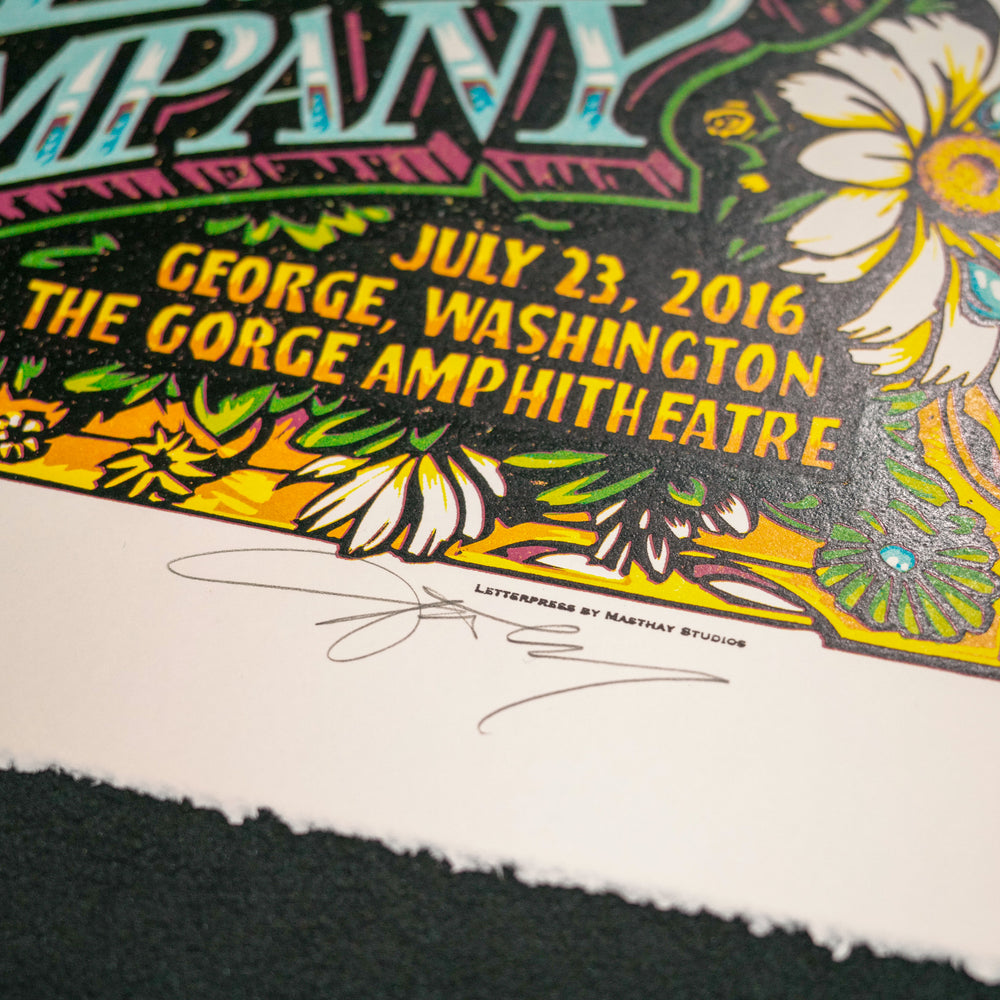 close up of signature AJ Masthay Dead and Company