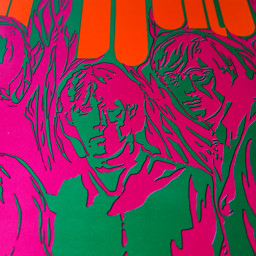 a close up of the members of the band the doors