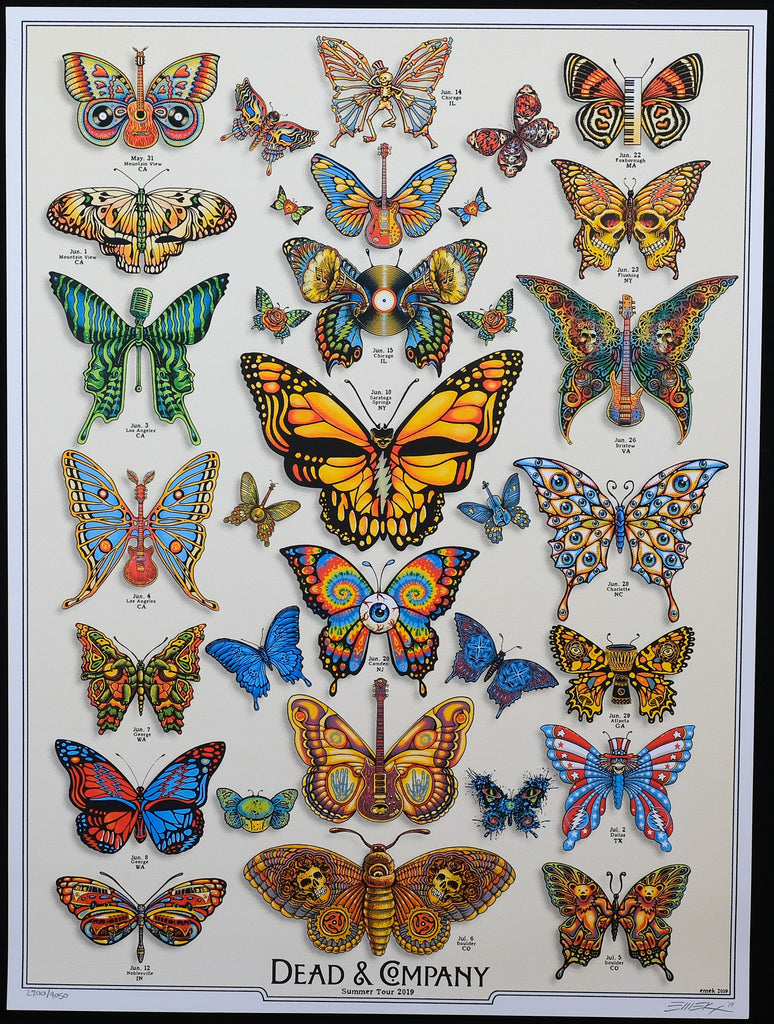 Emek Dead and Company 2019 Summer Tour Concert Poster – Rare