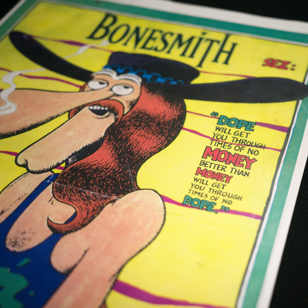 close up of gilbert shelton poster