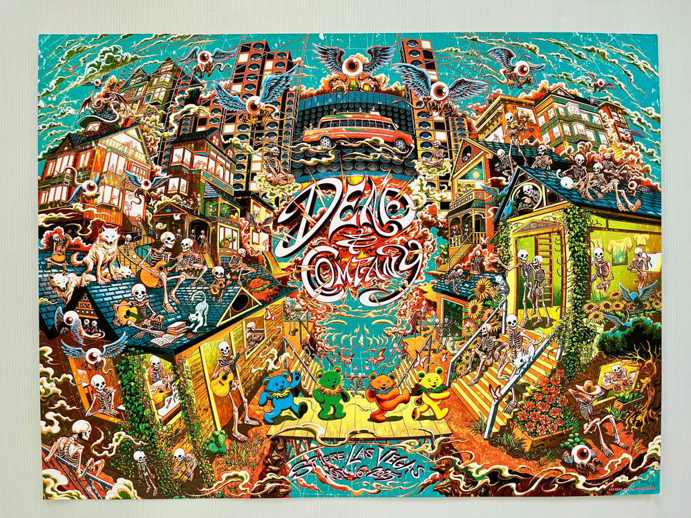 Dead & Company Sphere Las Vegas 5/16/25 Miles Tsang Poster #206/525 Dead Forever