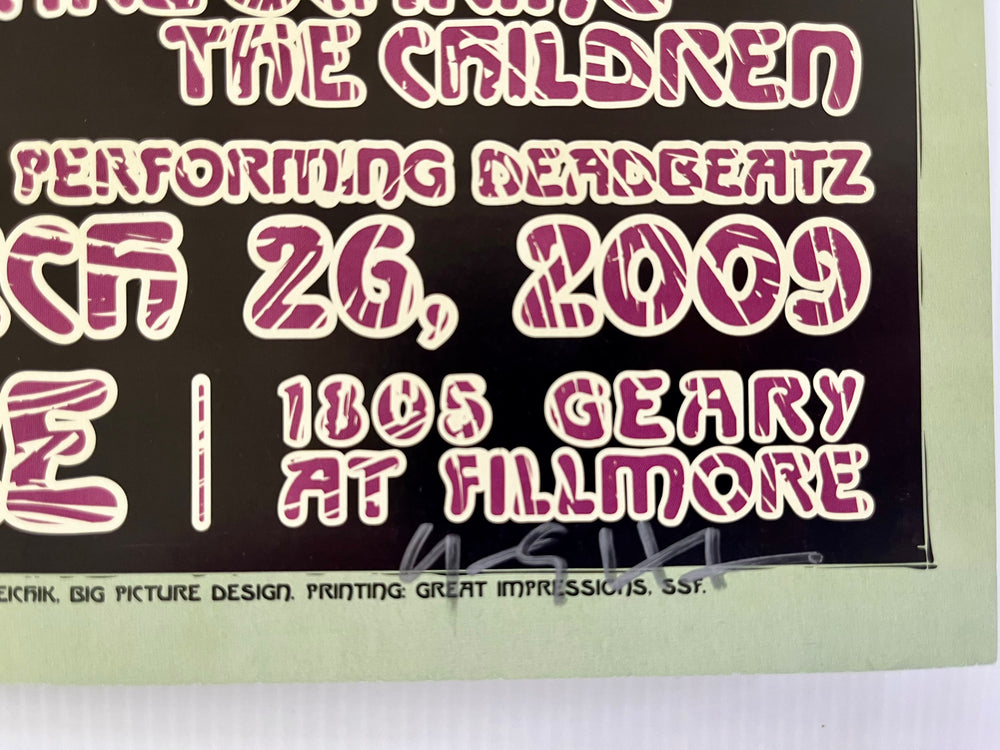Bob Weir Rob Wasserman Jay Lane 2009 Fillmore NF-1001 Original Gary Houston Poster