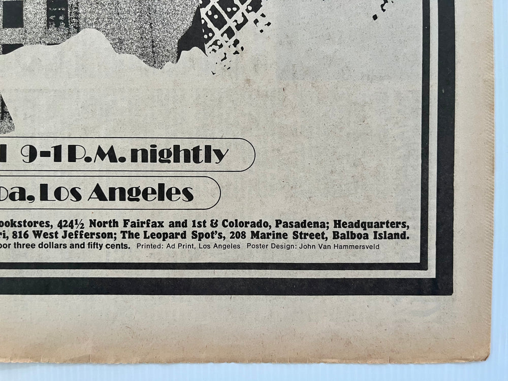 Grateful Dead Buffalo Springfield Blue Cheer 1967 Original Newspaper Ad Shrine Expo