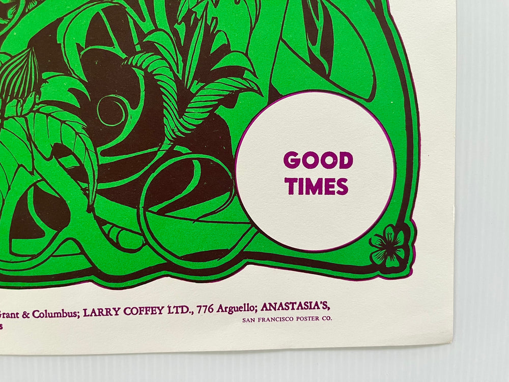 Grateful Dead Andrew Staples Old Cheese Factory 1966 Stanley Mouse Kelley AOR-2.185 2nd Print