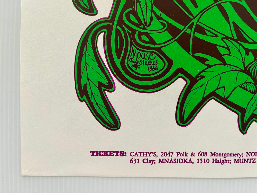 Grateful Dead Andrew Staples Old Cheese Factory 1966 Stanley Mouse Kelley AOR-2.185 2nd Print