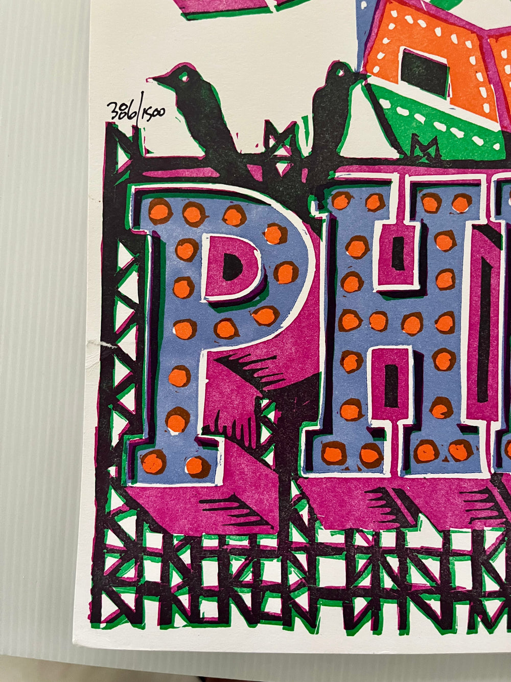 Phish Curveball 2018 Watkins Glen Jim Pollock Signed Numbered 386/1500 Concert Poster