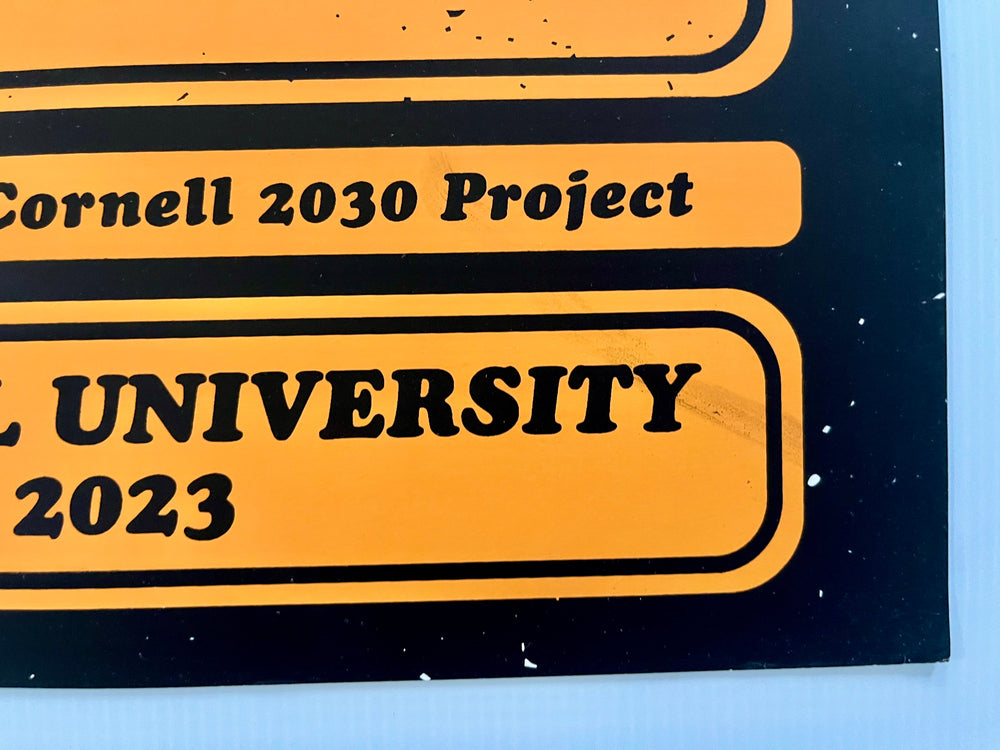Dead & Company Cornell 2023 Barton Hall Official Status Serigraph Concert Poster Numbered