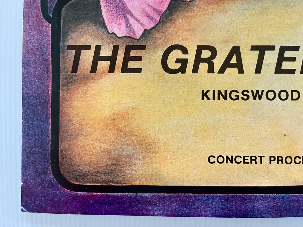 Grateful Dead The Band 1984 3rd Eyeball SEVA Benefit Original Toronto Concert Poster