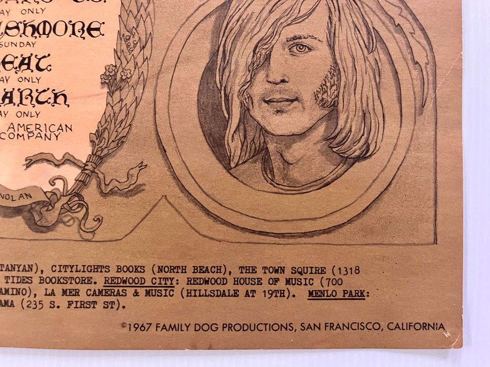 Janis Joplin Big Brother 1967 Avalon FD-72 Original 1st Print Dennis Nolan Poster