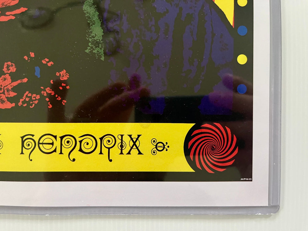 Jimi Hendrix Psychedelic Portrait Poster MP1625 Vintage Rock Music Wall Art