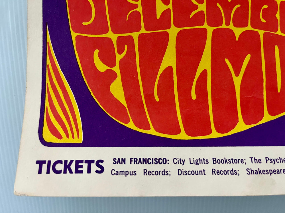 Grateful Dead Big Mama Thornton 1966 Fillmore BG-41 Wes Wilson 2nd Printing Poster