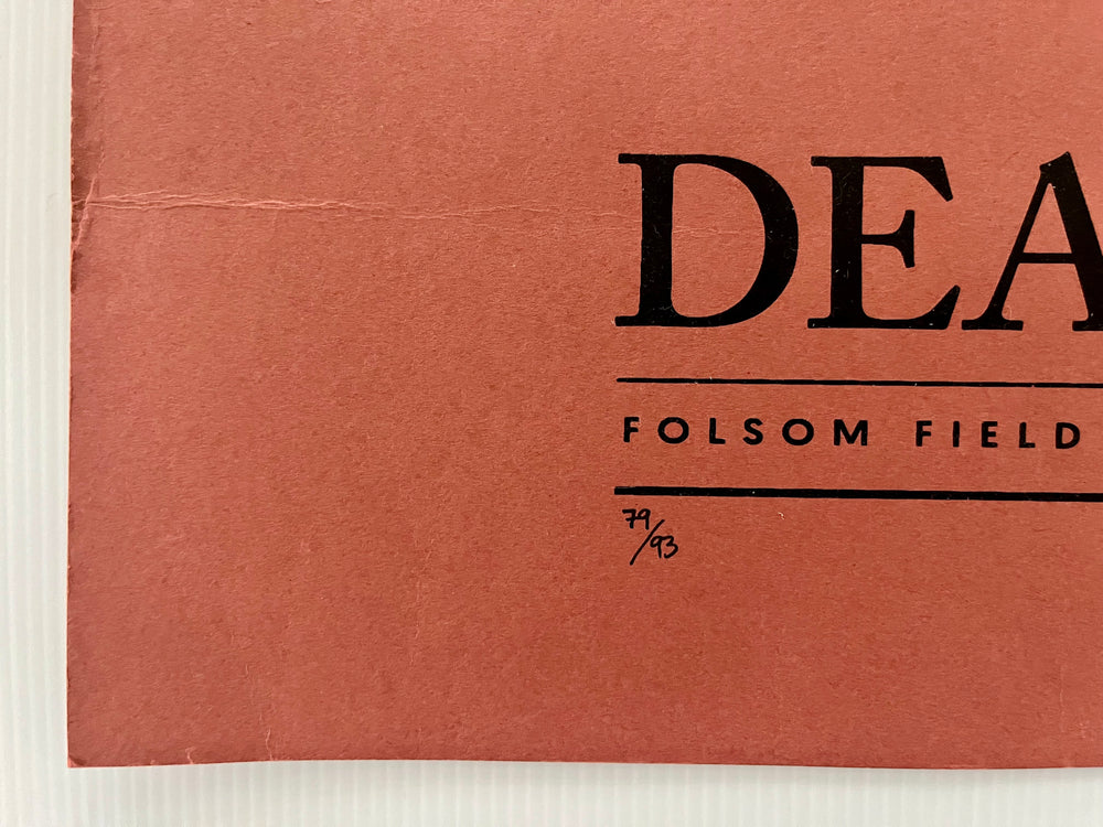 Dead & Company Folsom Field Boulder Signed Numbered 79/93 Skull Roses Concert Poster